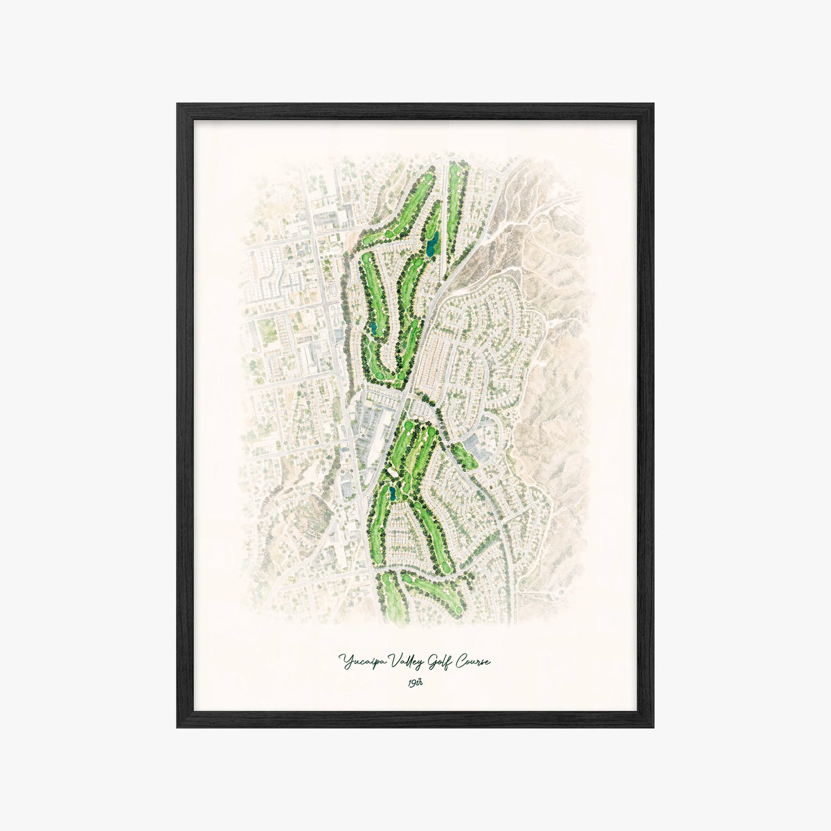 Yucaipa Valley Golf Course black frame
