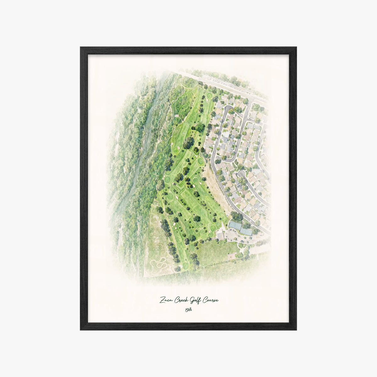 Zaca Creek Golf Course black frame