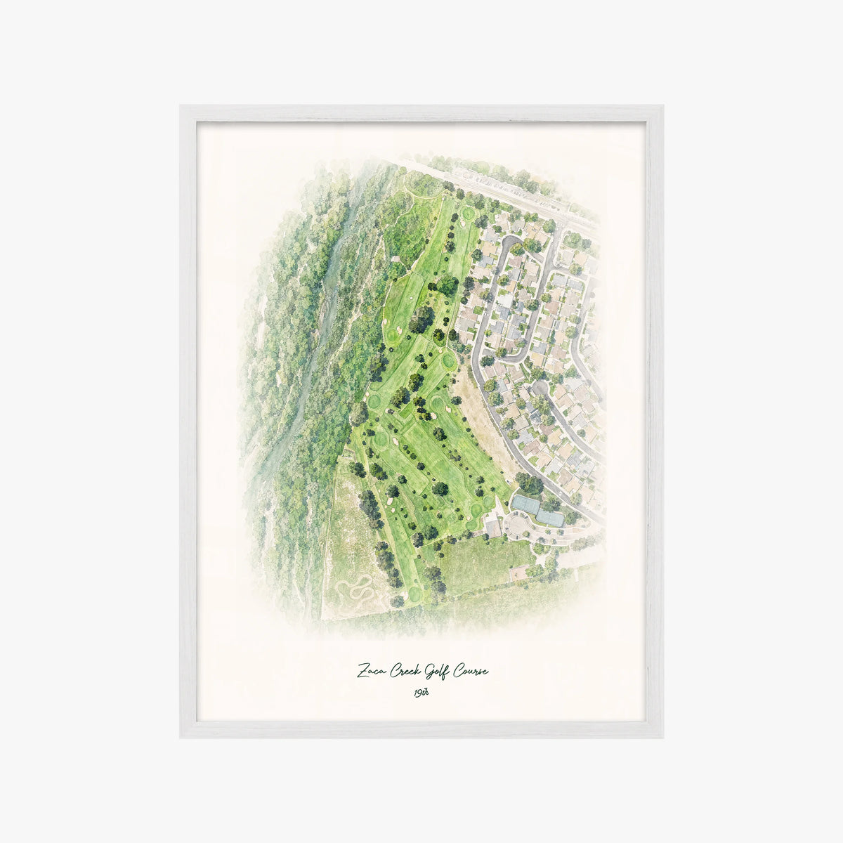 Zaca Creek Golf Course white frame