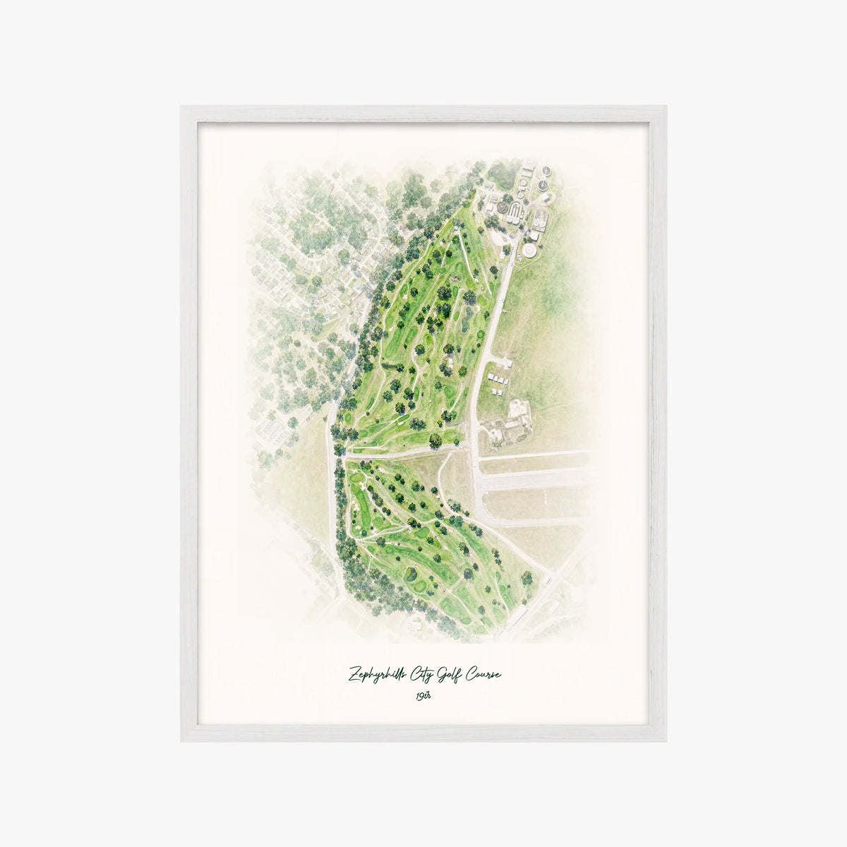 Zephyrhills City Golf Course white frame