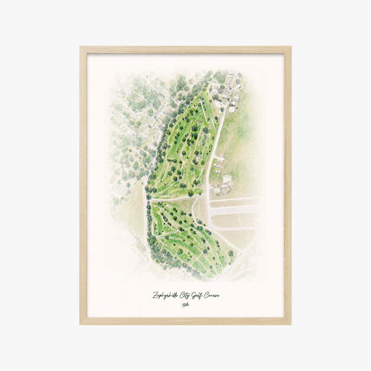 Zephyrhills City Golf Course wood frame